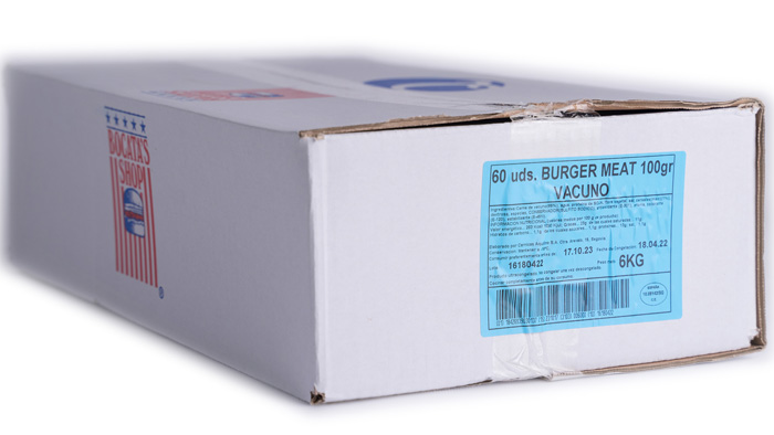 BURGUER VACUNO AQUILINO 100 GR 60 UD (CONG)