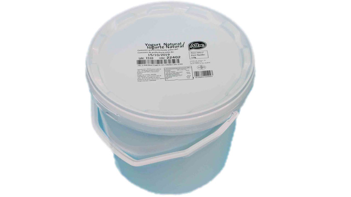 YOGURT NATURAL ALBE CUBO 5 KG.