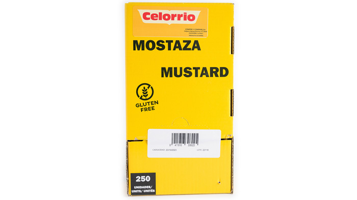 MOSTAZA CELORRIO SOBRES 6ML 250 UD