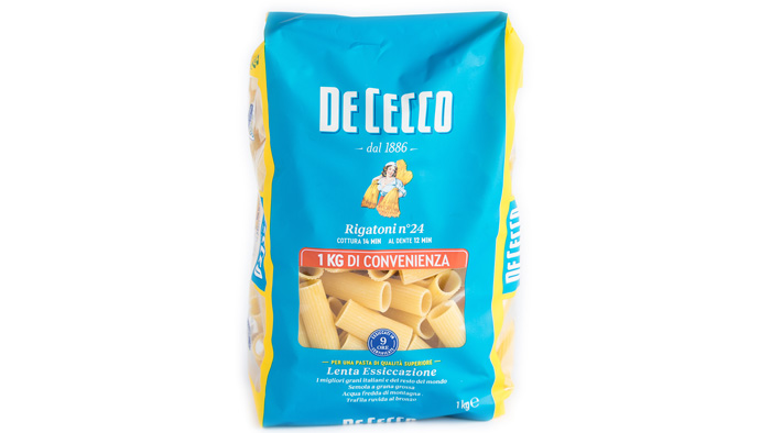 PASTA RIGATONI CECCO BOLSA 1 KG